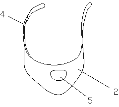 Laryngeal mask fixing band with good fixing effect