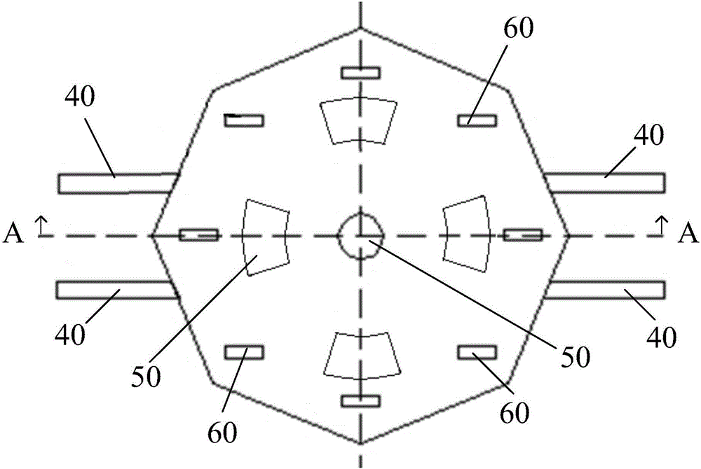 Core dismounting and taking method of complicated sand core