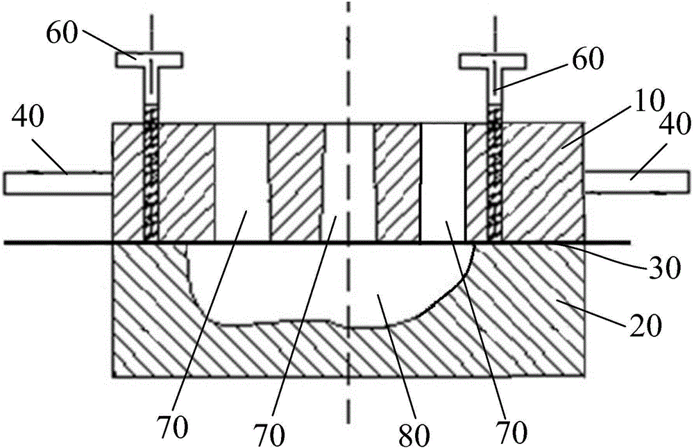 Core dismounting and taking method of complicated sand core