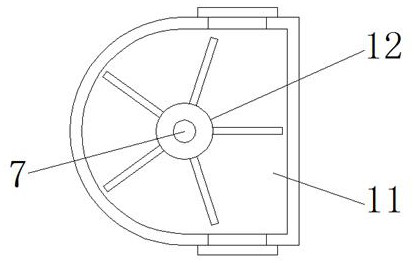 Energy-saving dust removal device for ceramic tile cutting