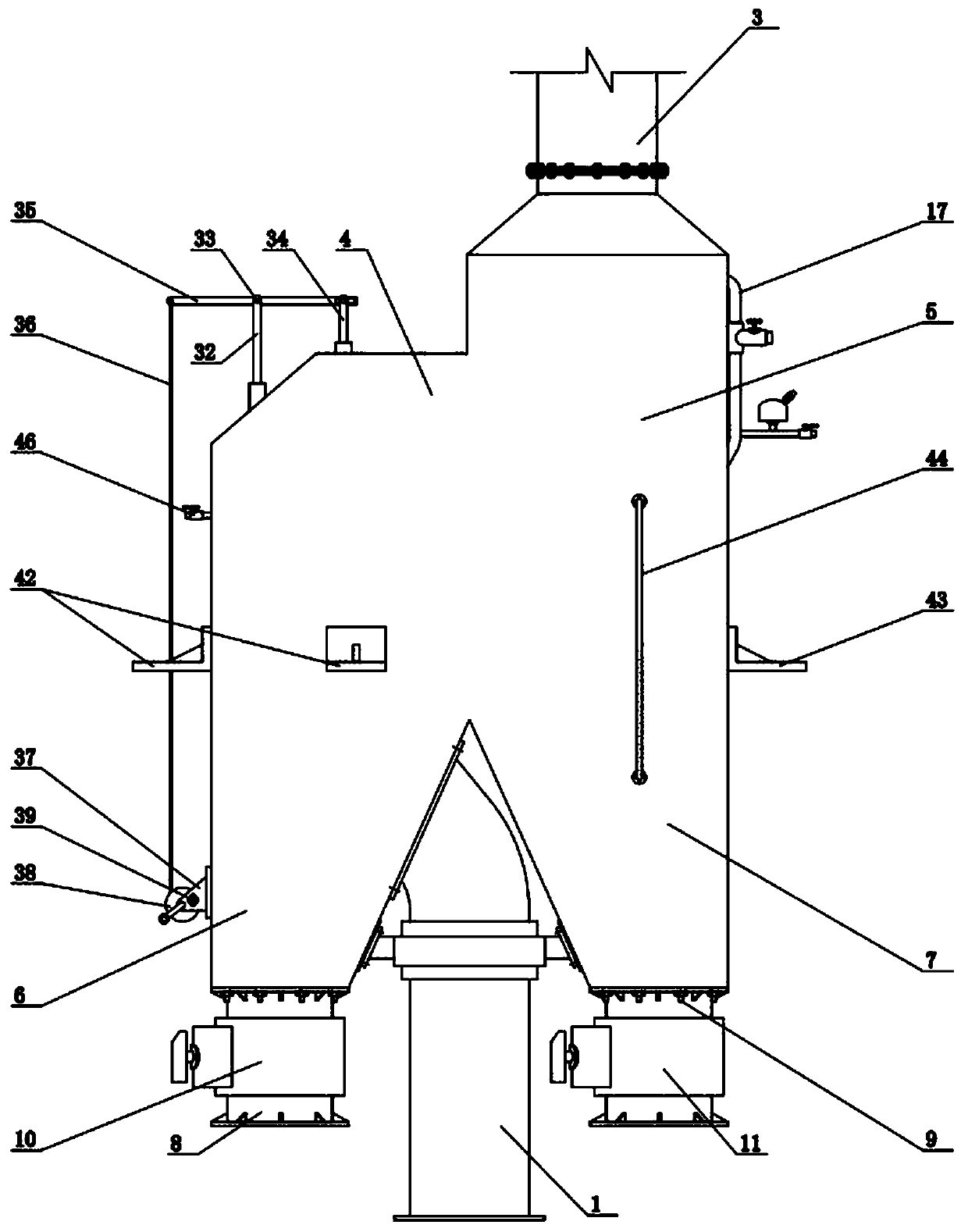 Boiler smoke exhaust purification system