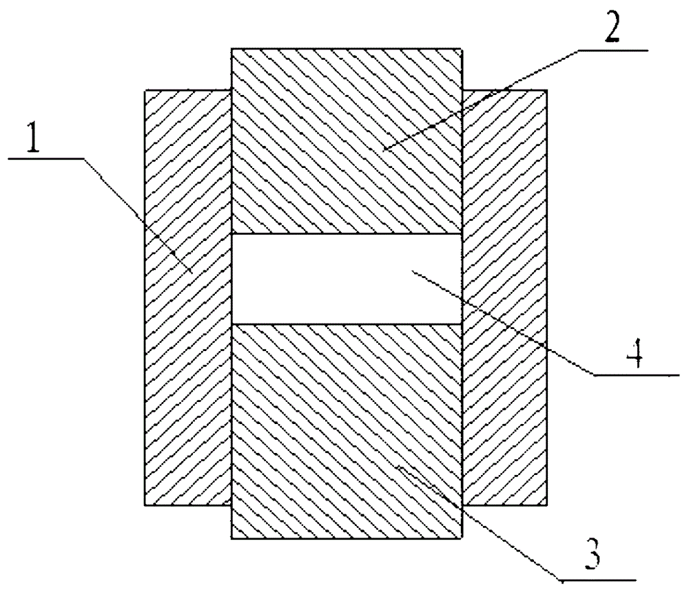 Method for rapidly preparing copper-molybdenum multi-layer composite material