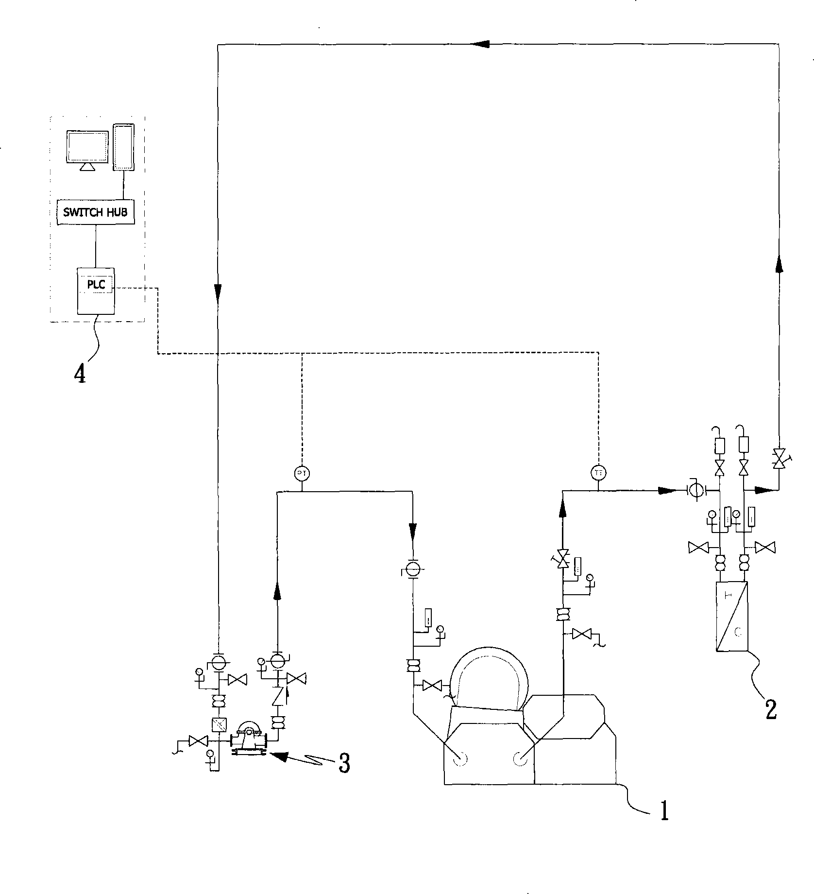 Energy-saving circulatory system utilizing external air to regulate temperature