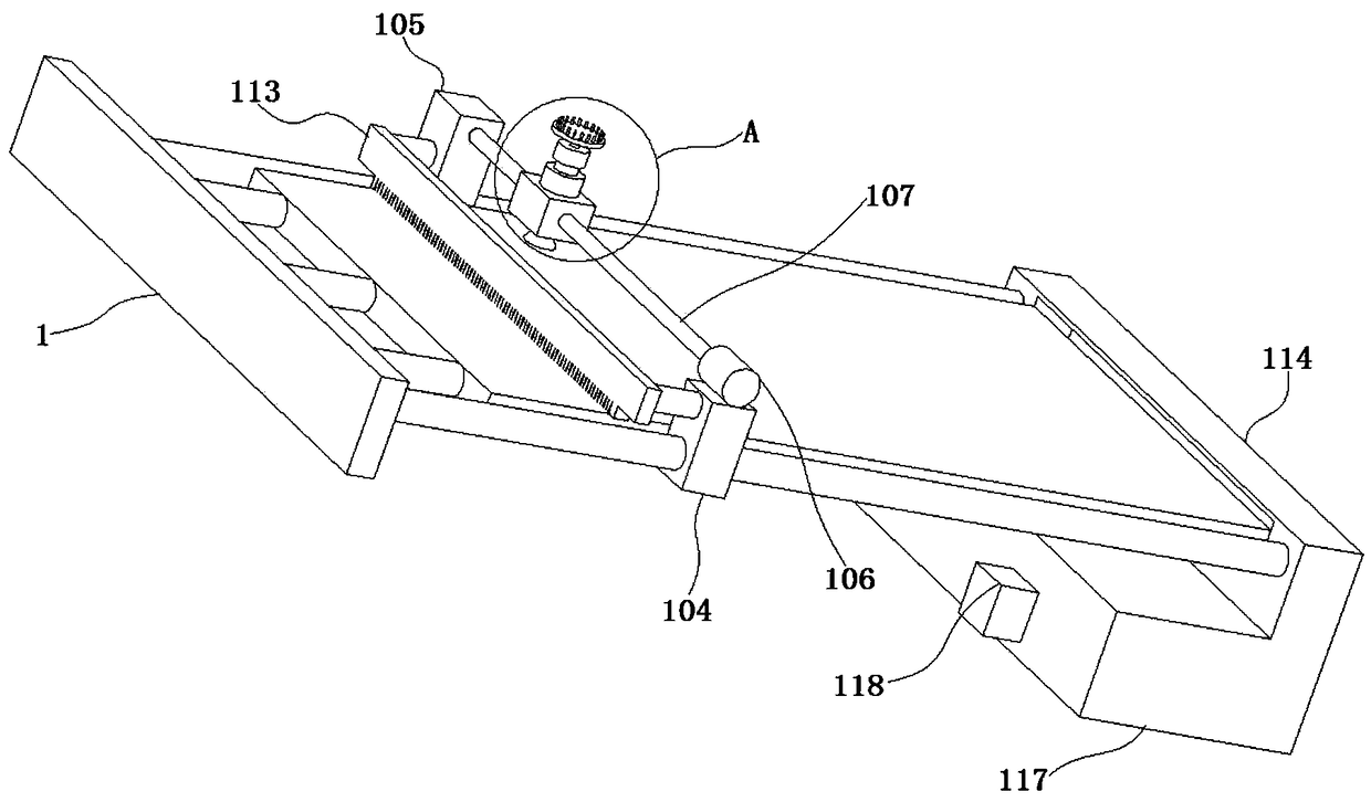 Ship solar cell panel cleaning device