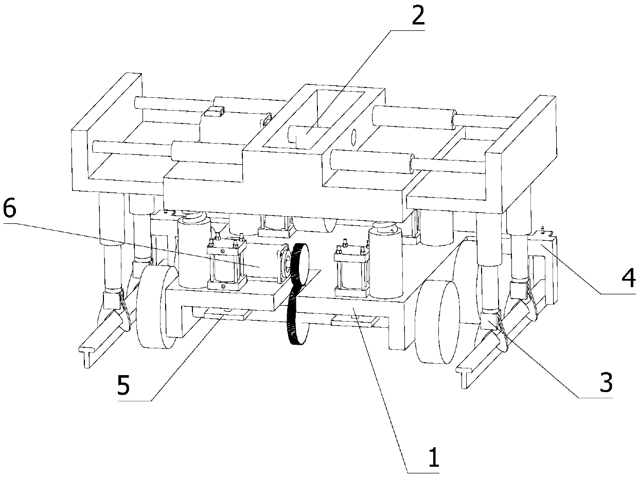 Automatic-dismantling vehicle for track