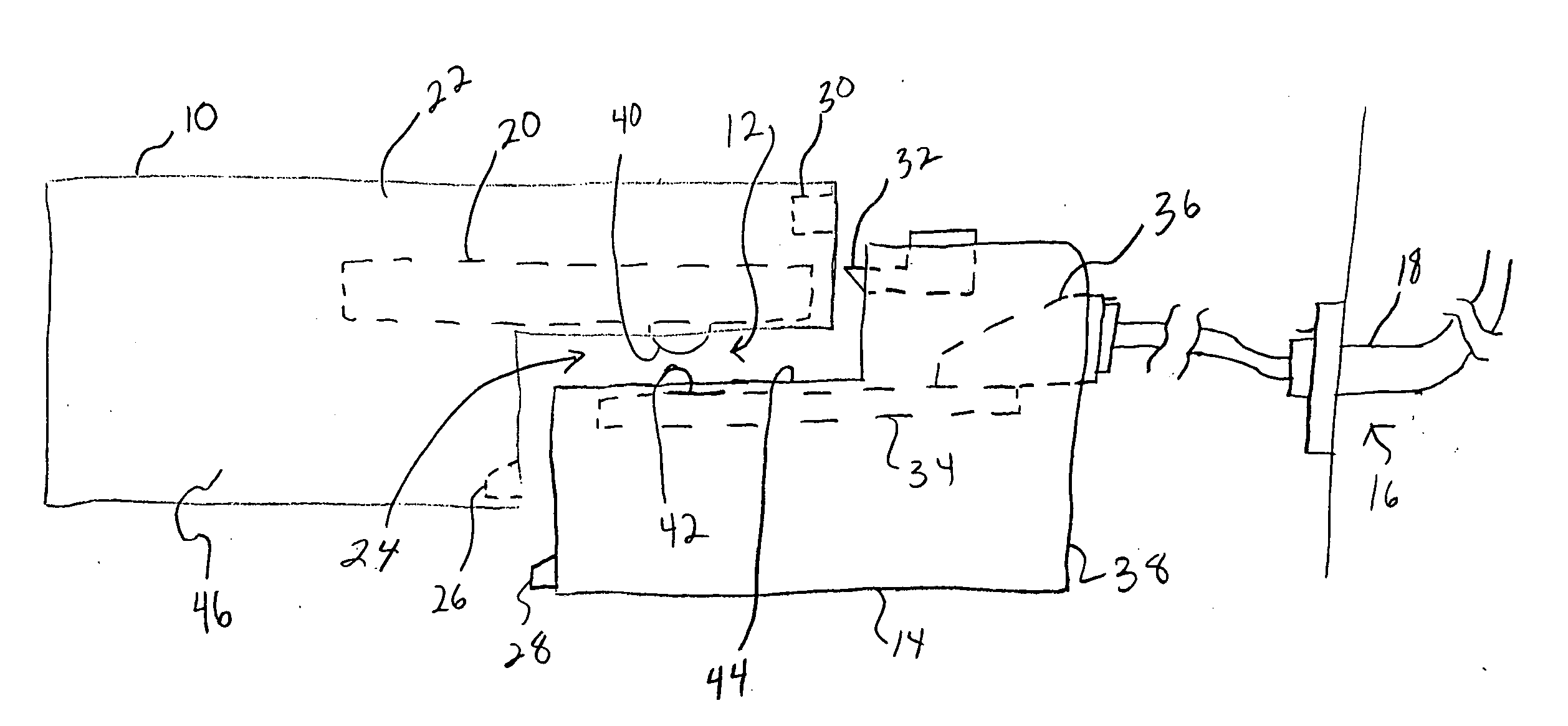 Measurement connector for test device