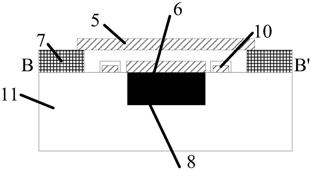 GaN-based low leakage current clamped beam switch field effect transistor NOR gate