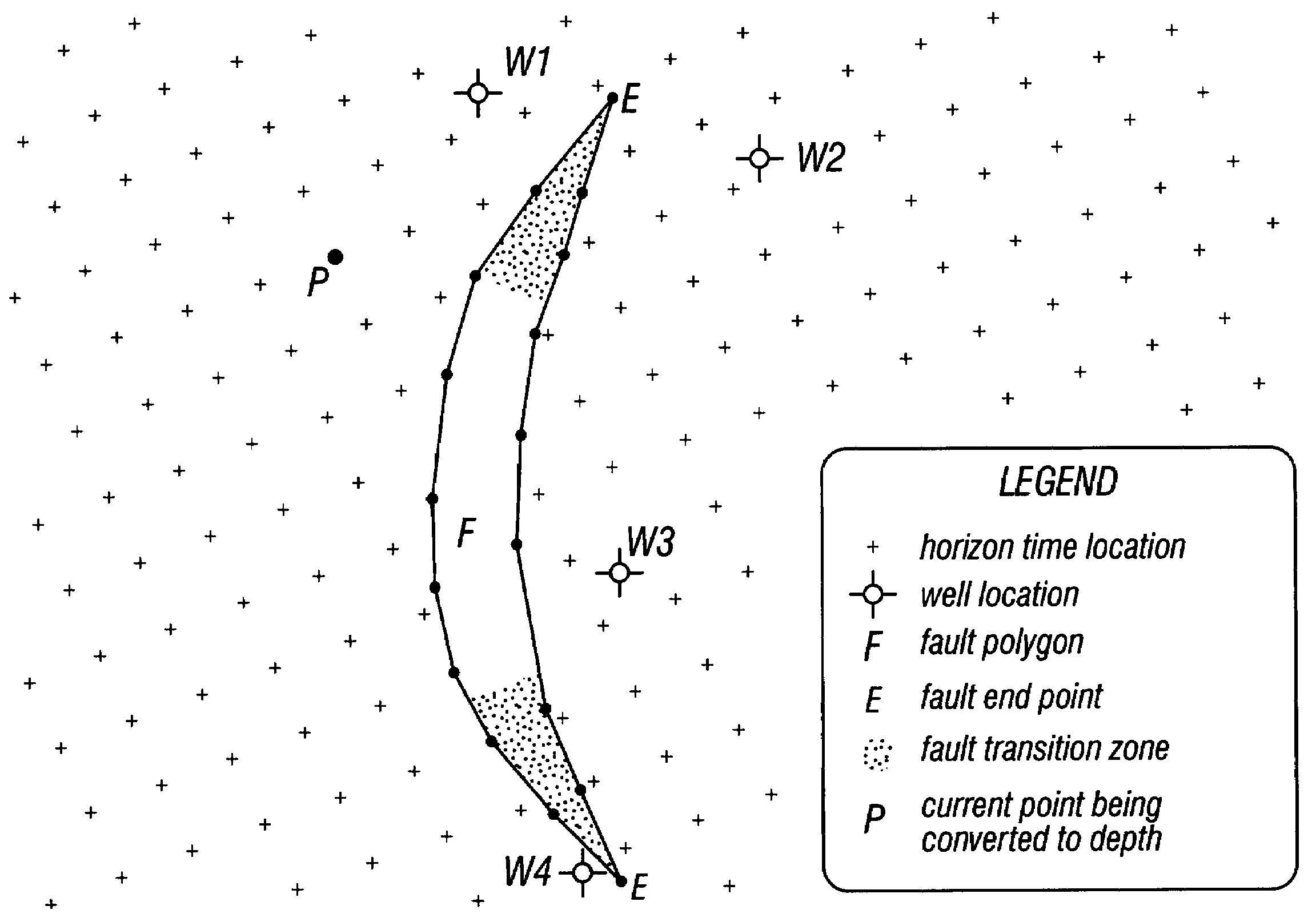 Method of estimating geological formation depths by converting interpreted seismic horizons the time domain to the depth domain