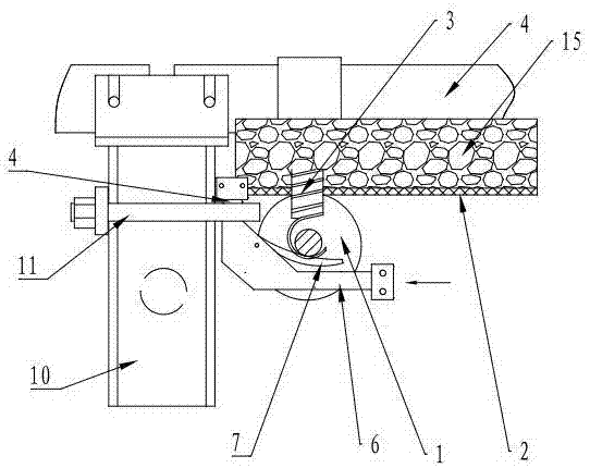 Mist-spraying and dust-falling device along belt