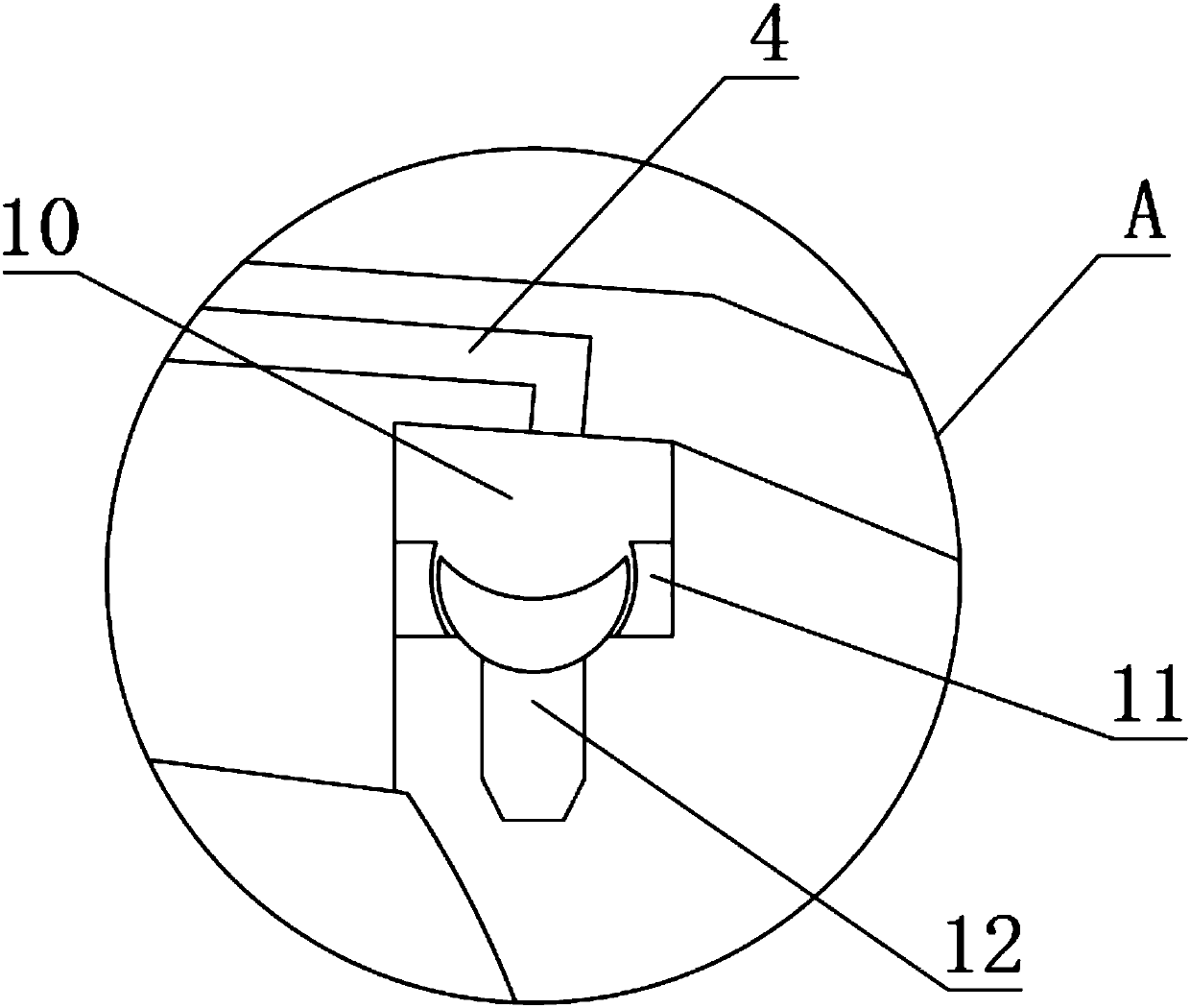 Waterproof and dustproof shell of monitoring camera