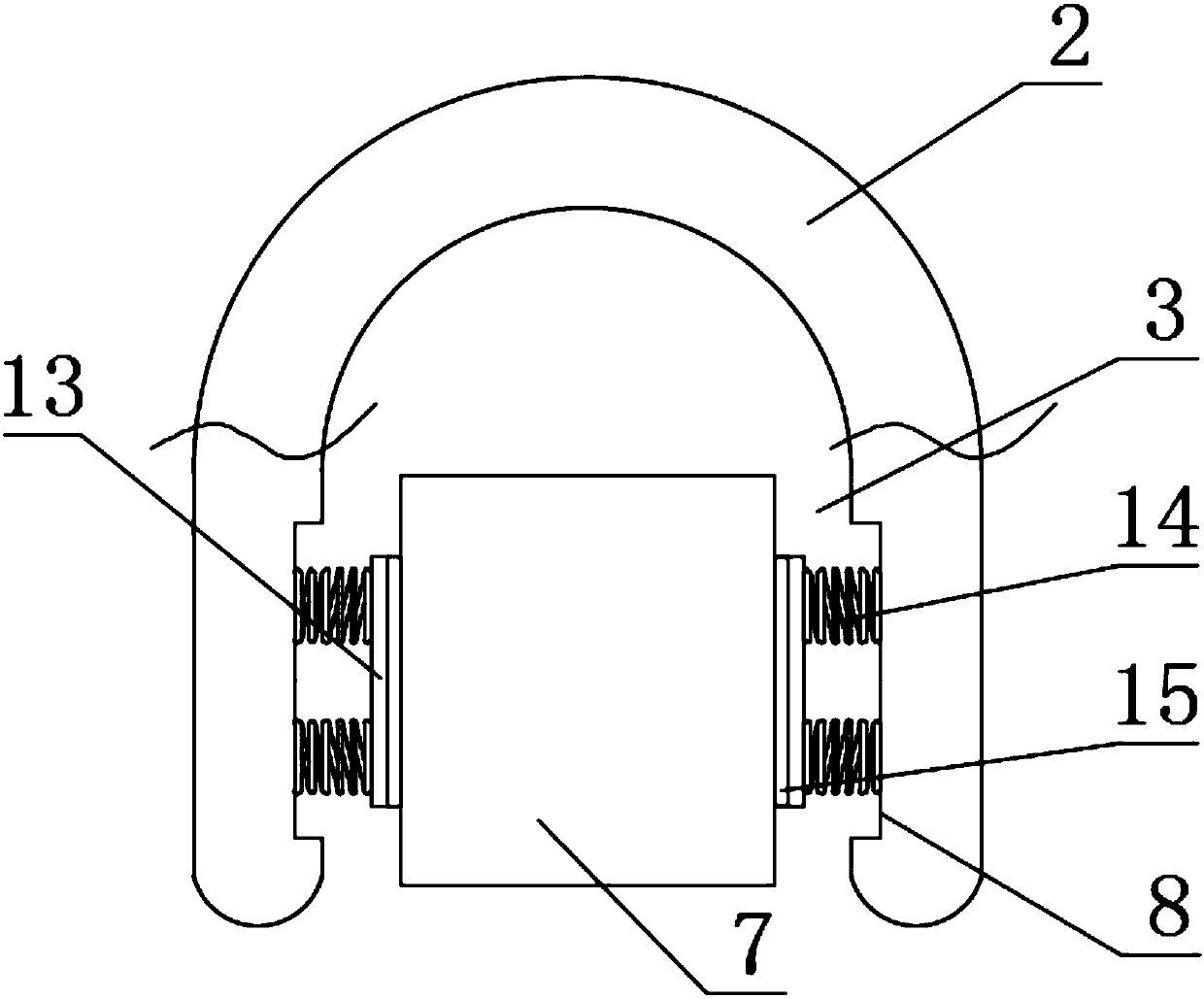 Waterproof and dustproof shell of monitoring camera