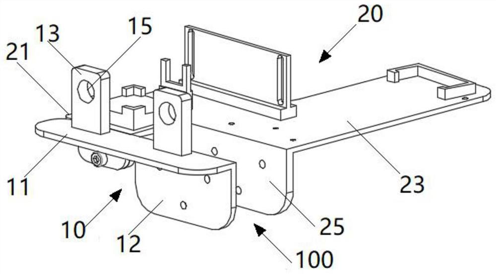 Fixing base frame of red tide algae recognition device