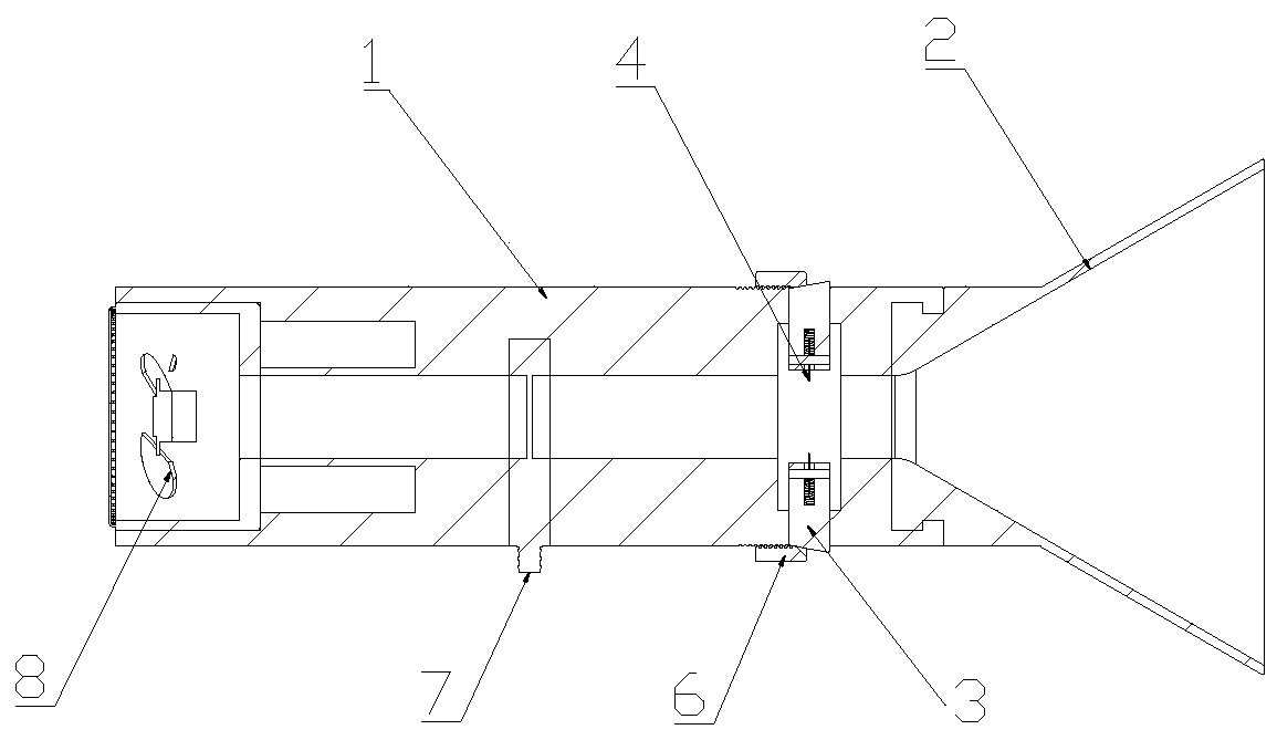 Stripping device for glass bottle medicine