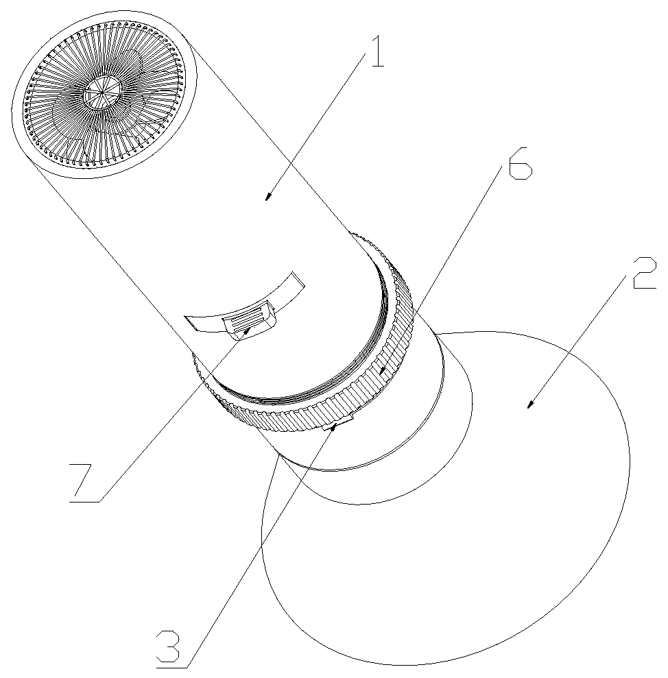 Stripping device for glass bottle medicine