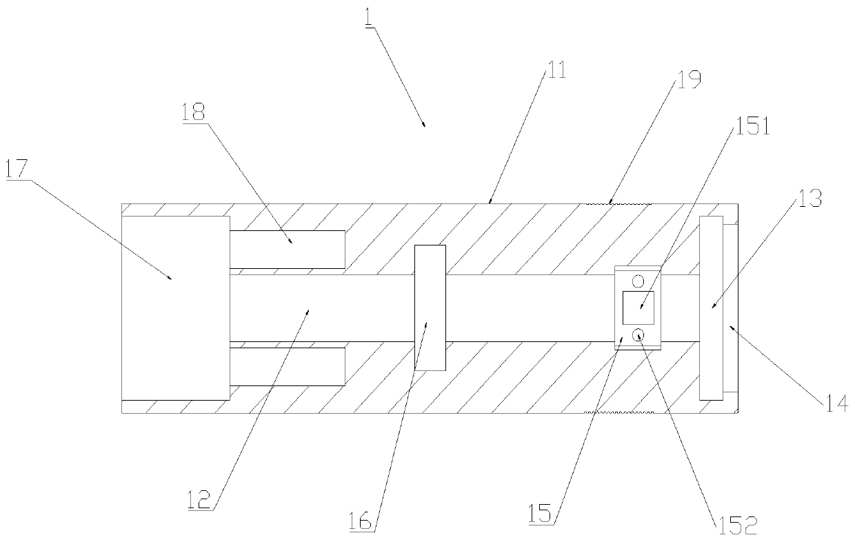 Stripping device for glass bottle medicine