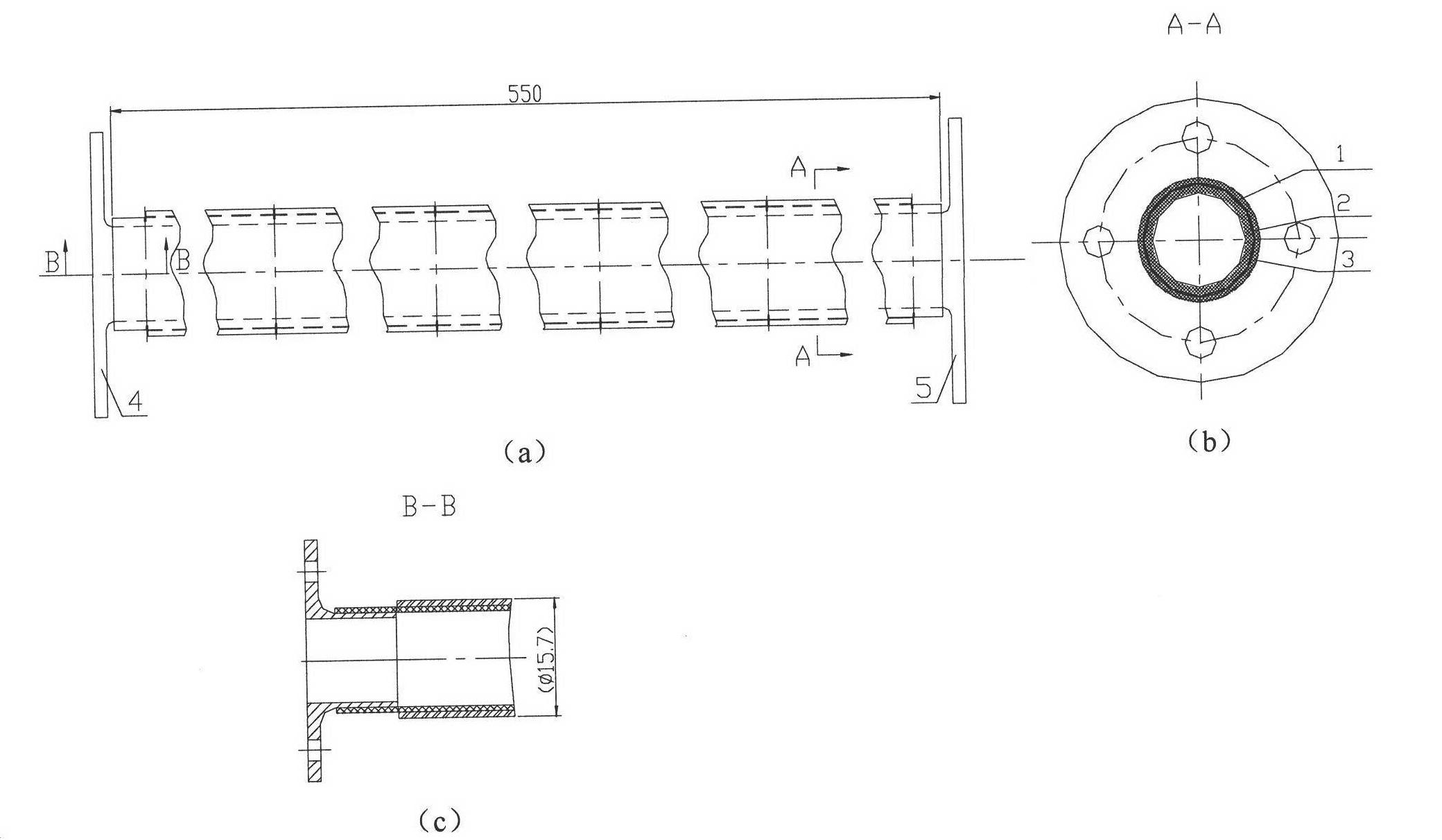 Composite material viscoelastic damping rod