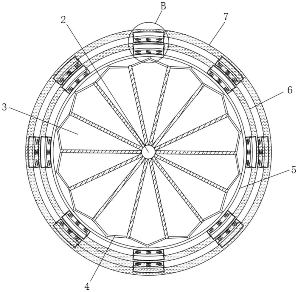 Multi-layer vulcanization support for hydraulic rubber pipe production