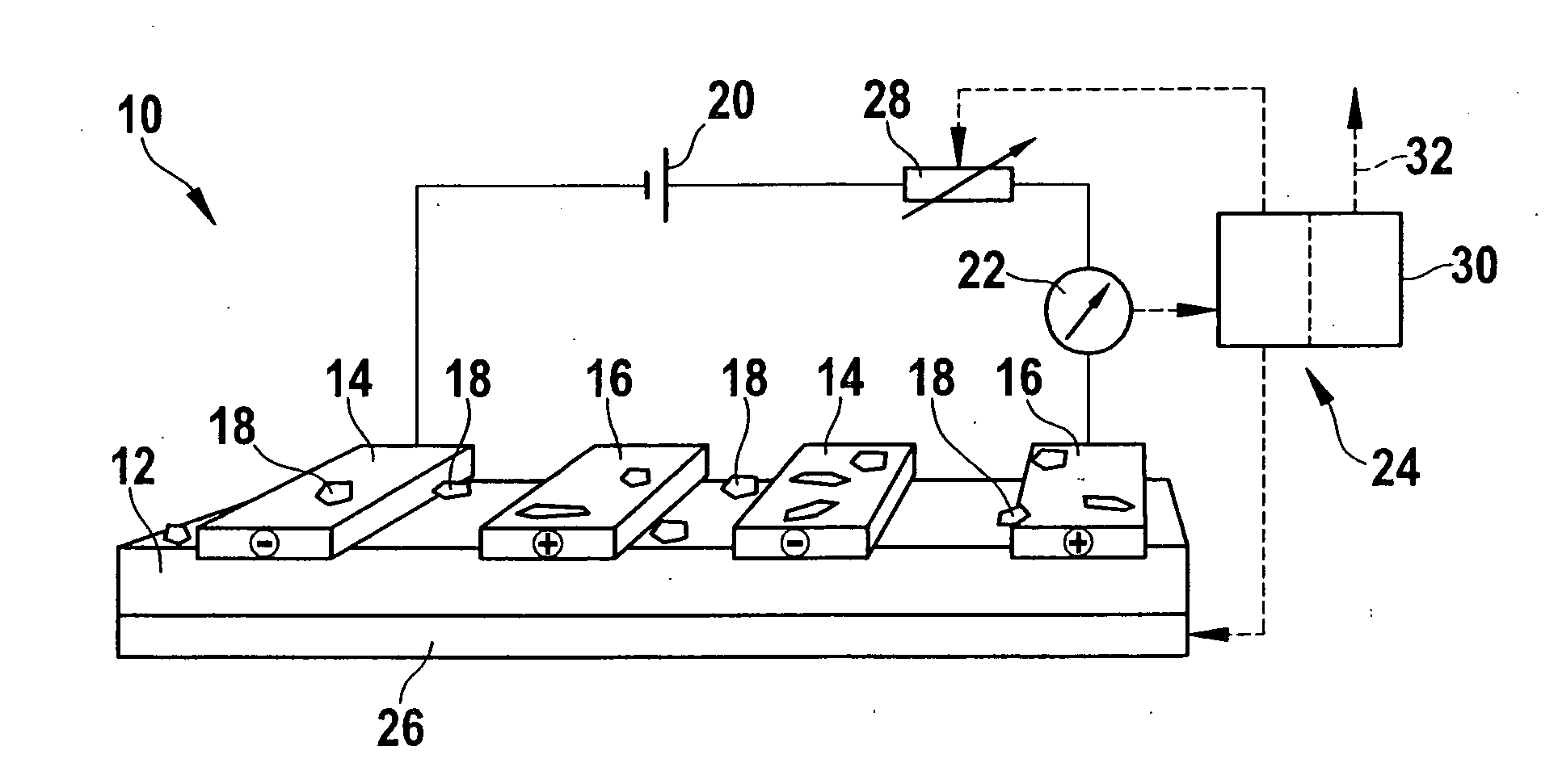 Method for detecting a level of contamination of a particle sensor, and particle sensor