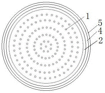 Anti-impulse tensile high frequency enamelled winding wire