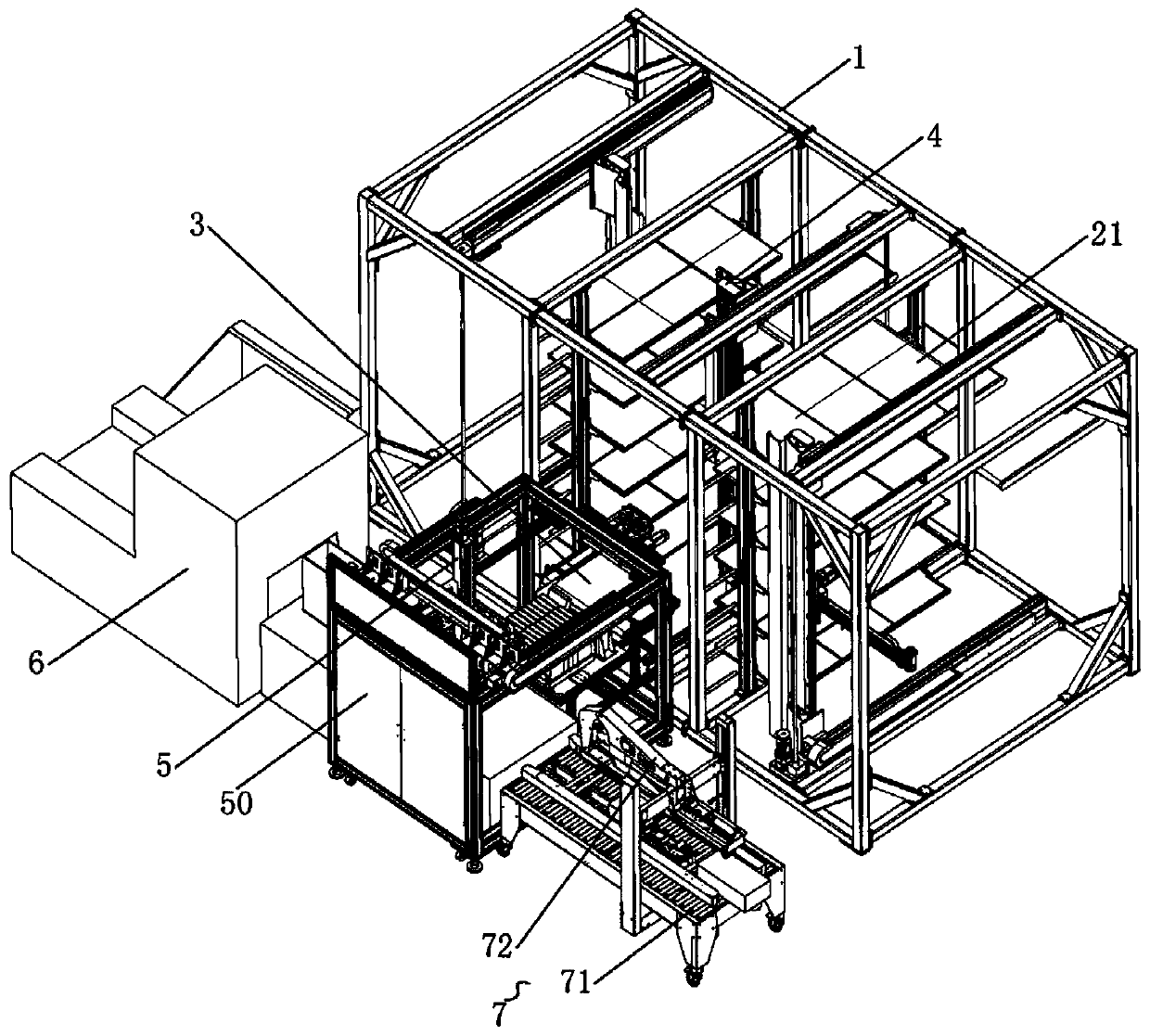 Inner box packing assembly line and related inner box packing method thereof