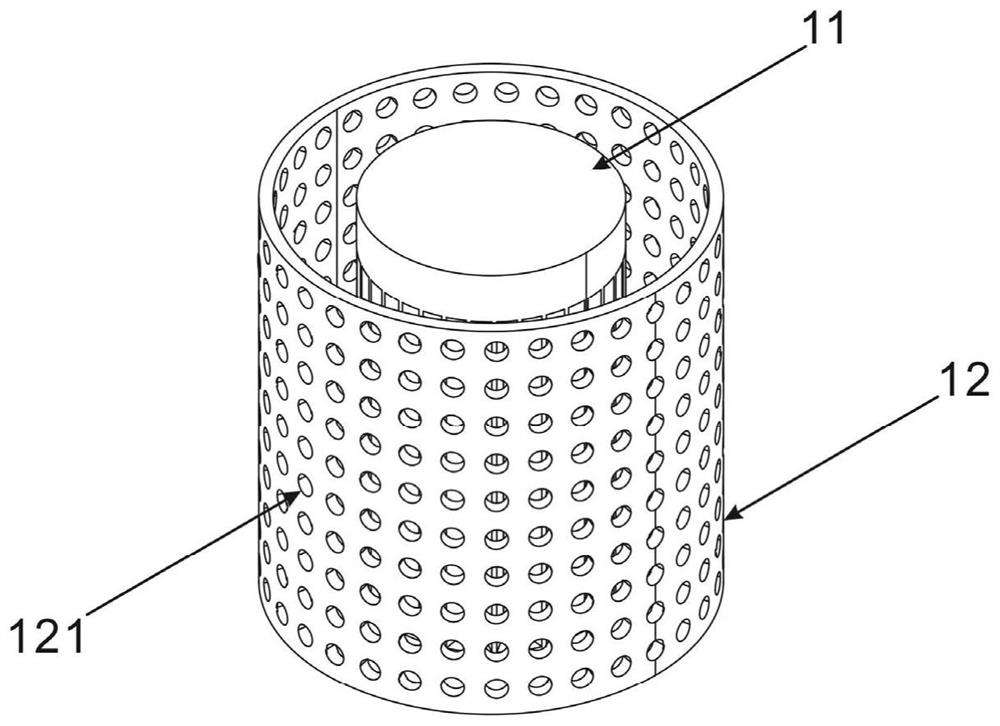 Process for producing filter bag by utilizing melt-blowing method, and filter device