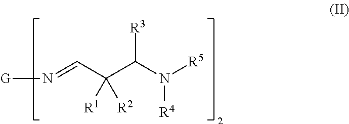 Liquid-applied waterproofing membrane for roofs comprising a trialdimine