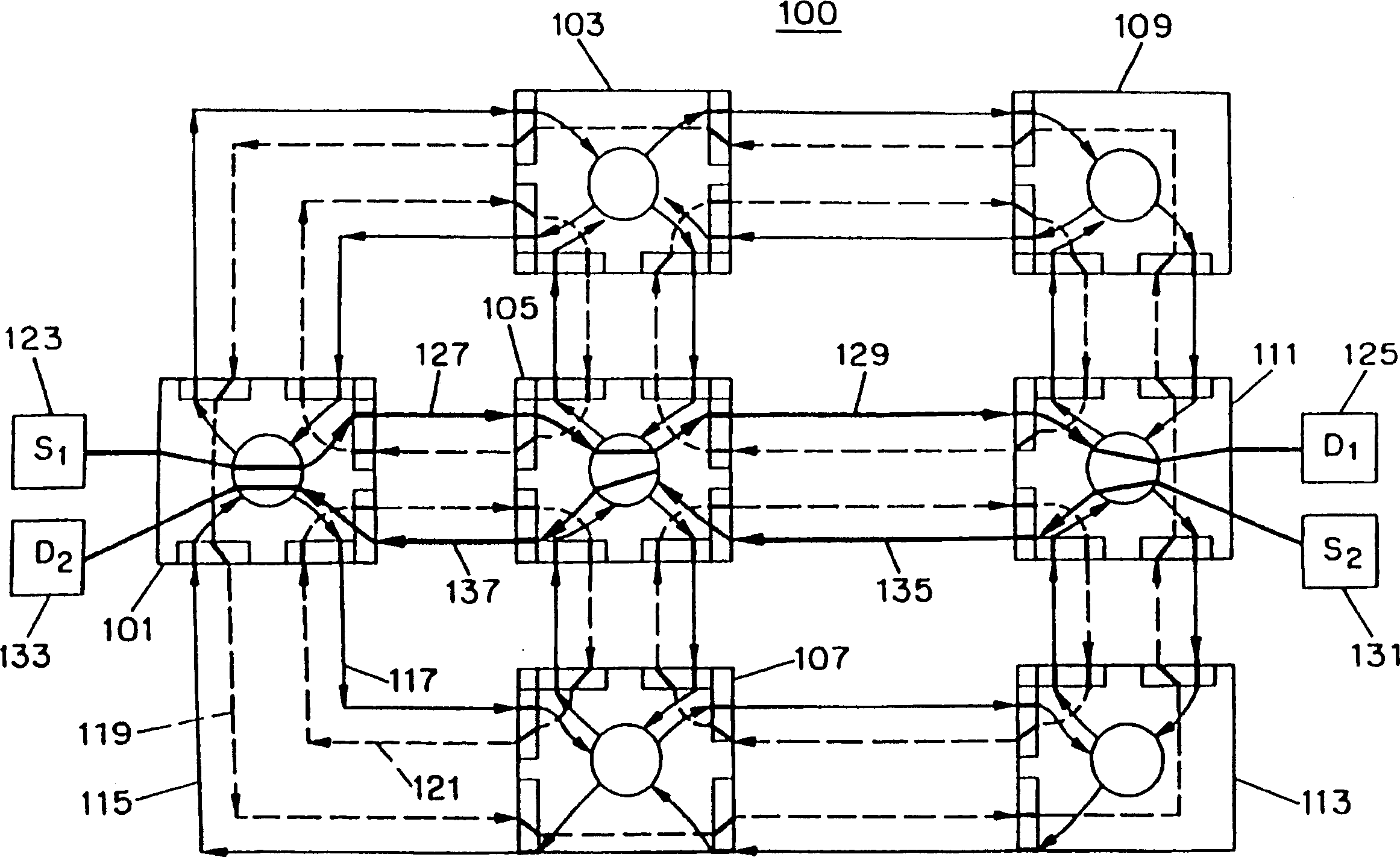 Network switch for failure restoration