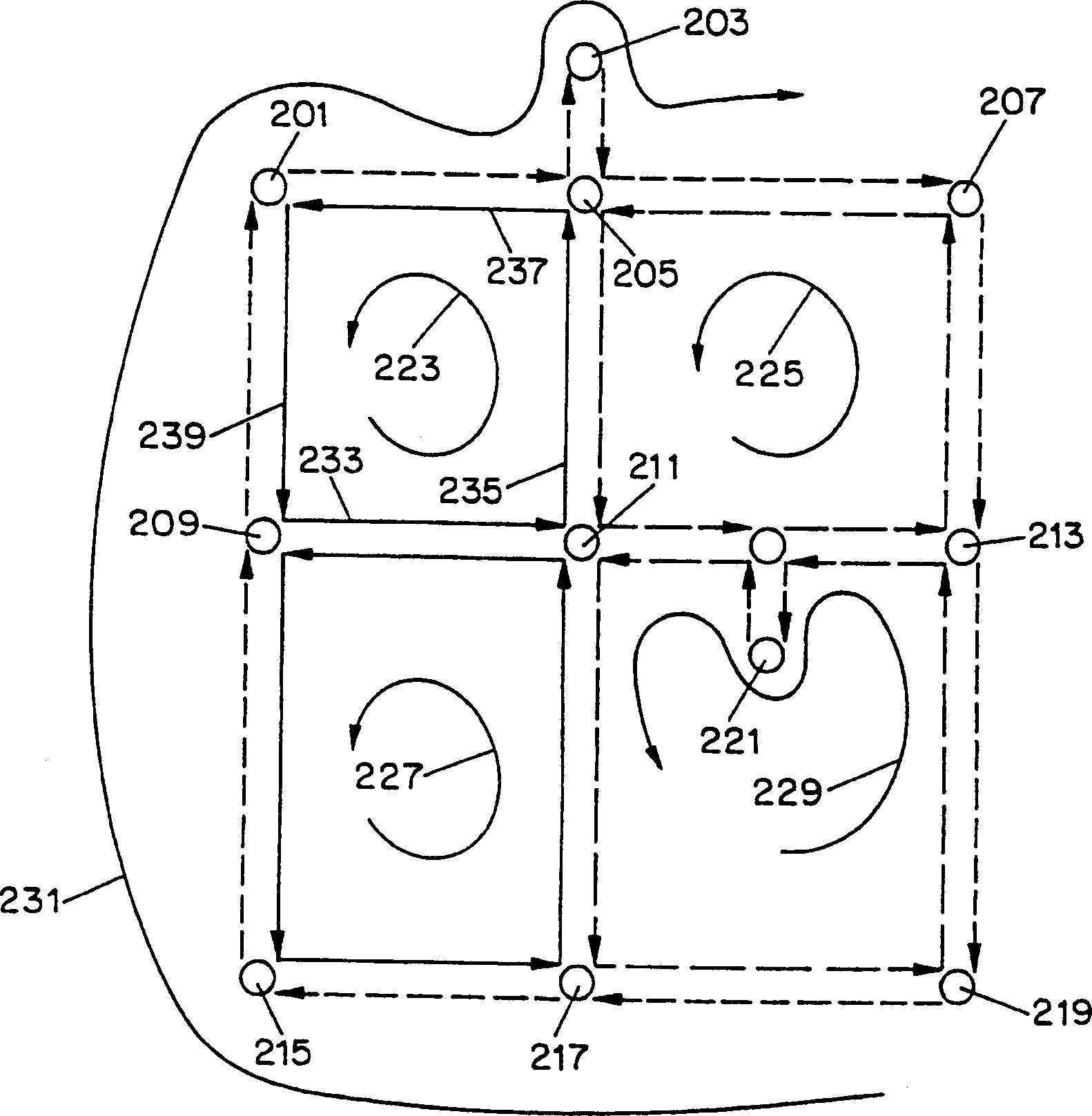 Network switch for failure restoration