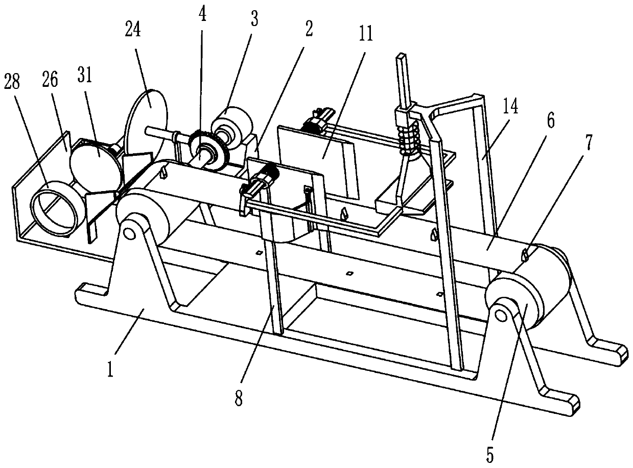 Rapid coconut peeling device