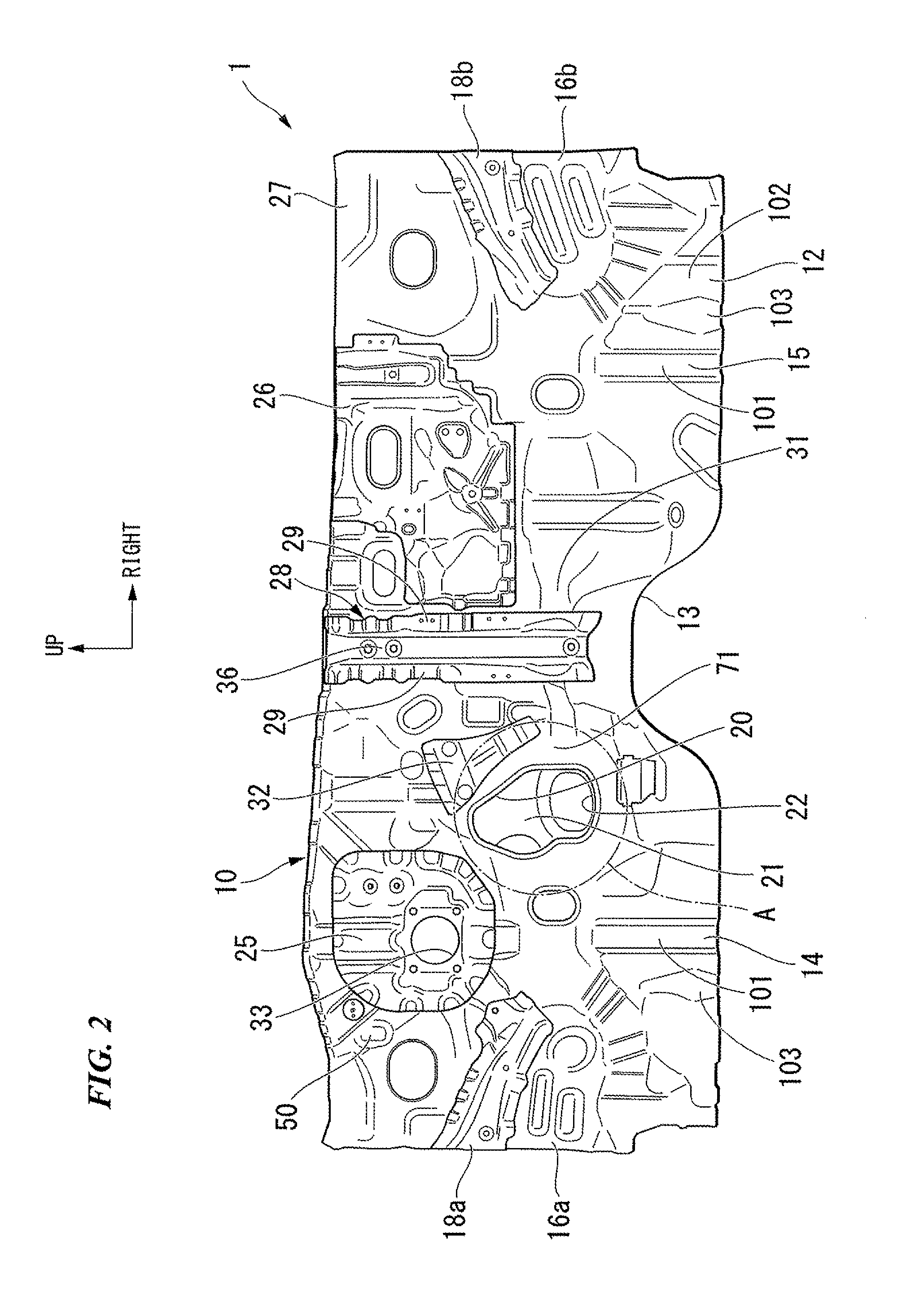 Frontal structure of vehicle