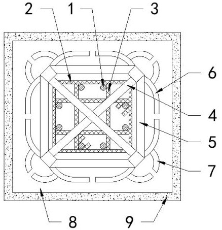 Reinforced concrete frame column reinforcing structure and method