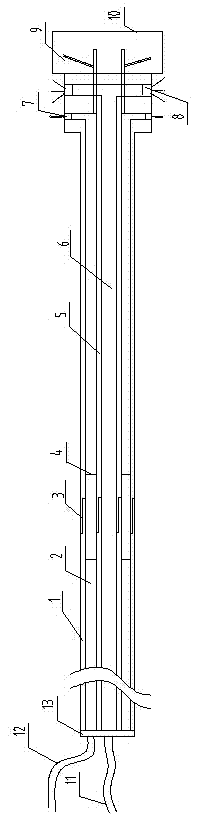 Anti-collapsing drilling method for grout spraying of soft coal seam