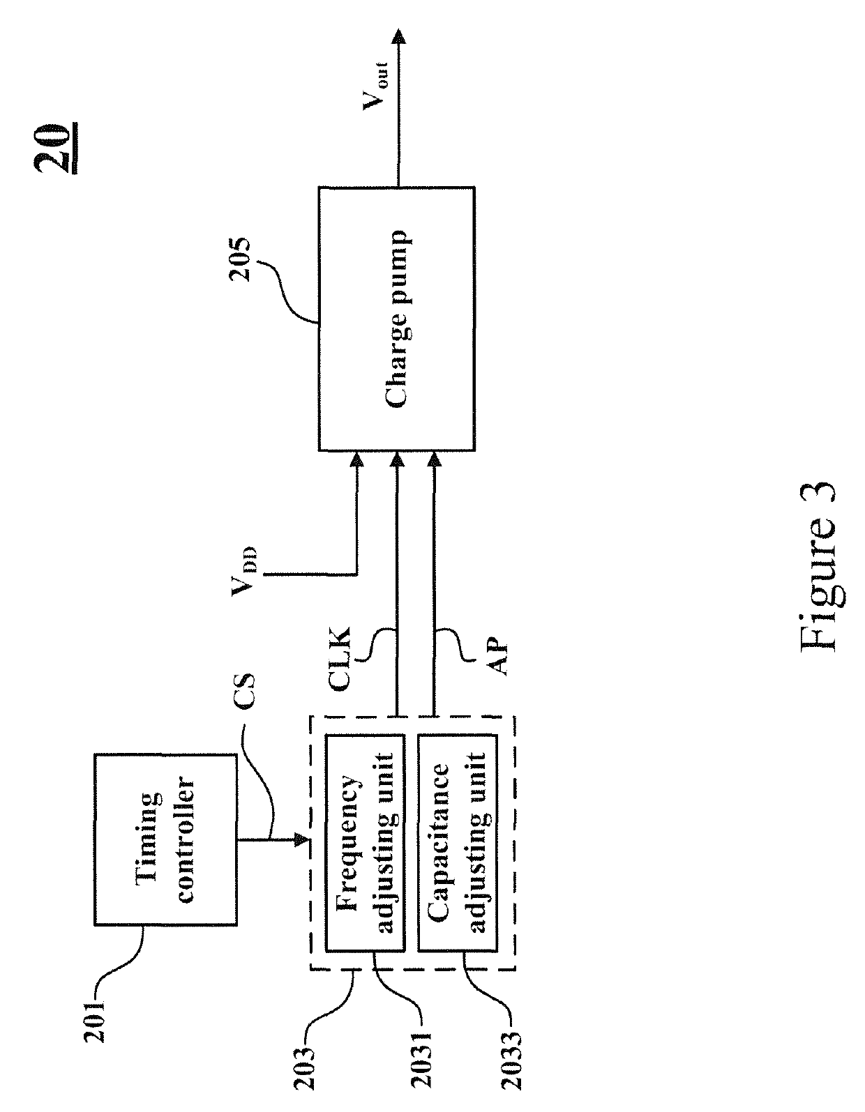 Power circuit of displaying device