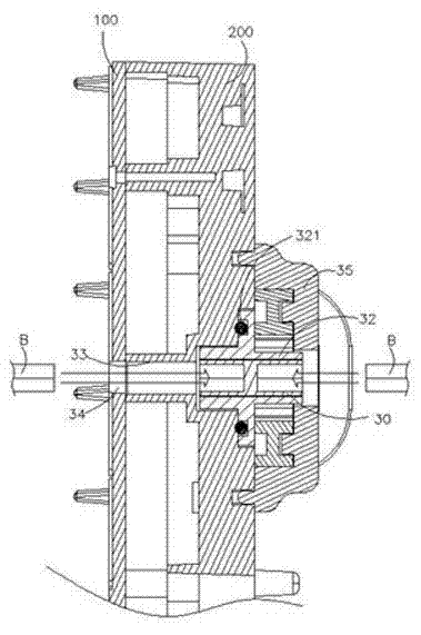 LED display module with quick mounting-demounting structure