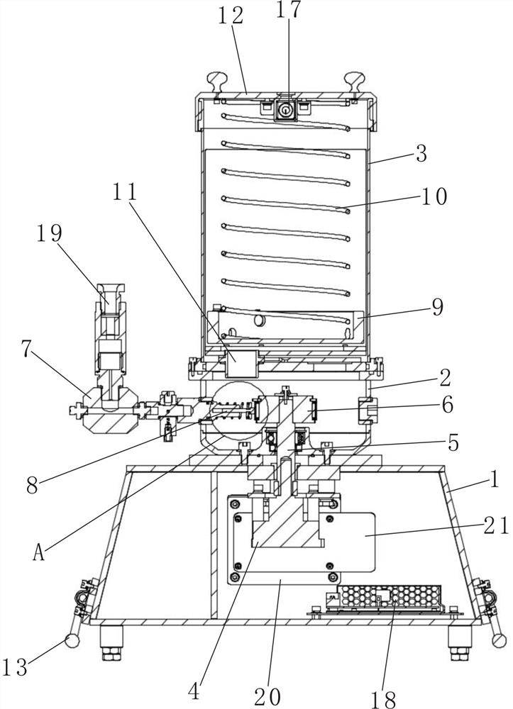 Intelligent lubricating grease supply device for coal mine