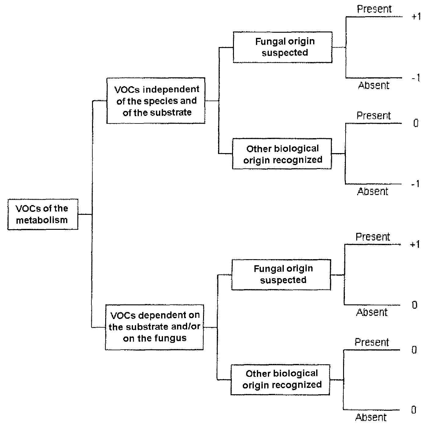 Method for detecting fungal contamination