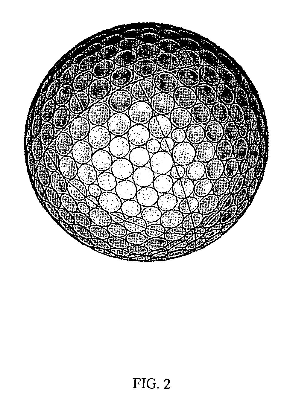 Dimple patterns for golf balls