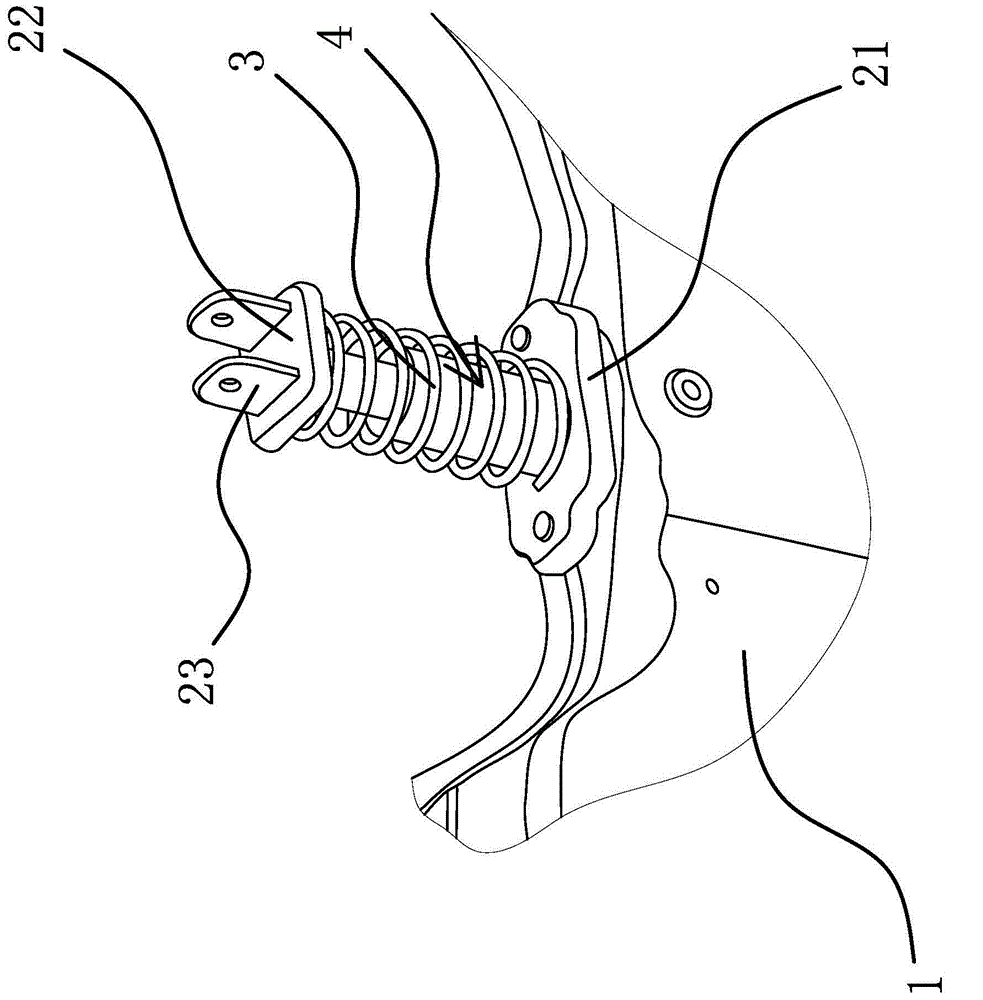 Automobile power assembly suspension structure