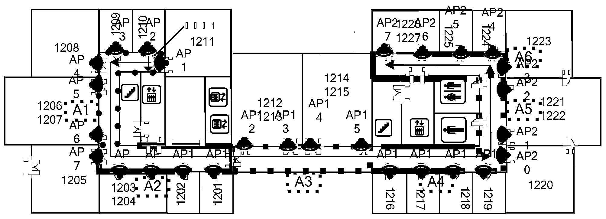 WiFi indoor positioning method of semi-supervised manifold learning based on category matching