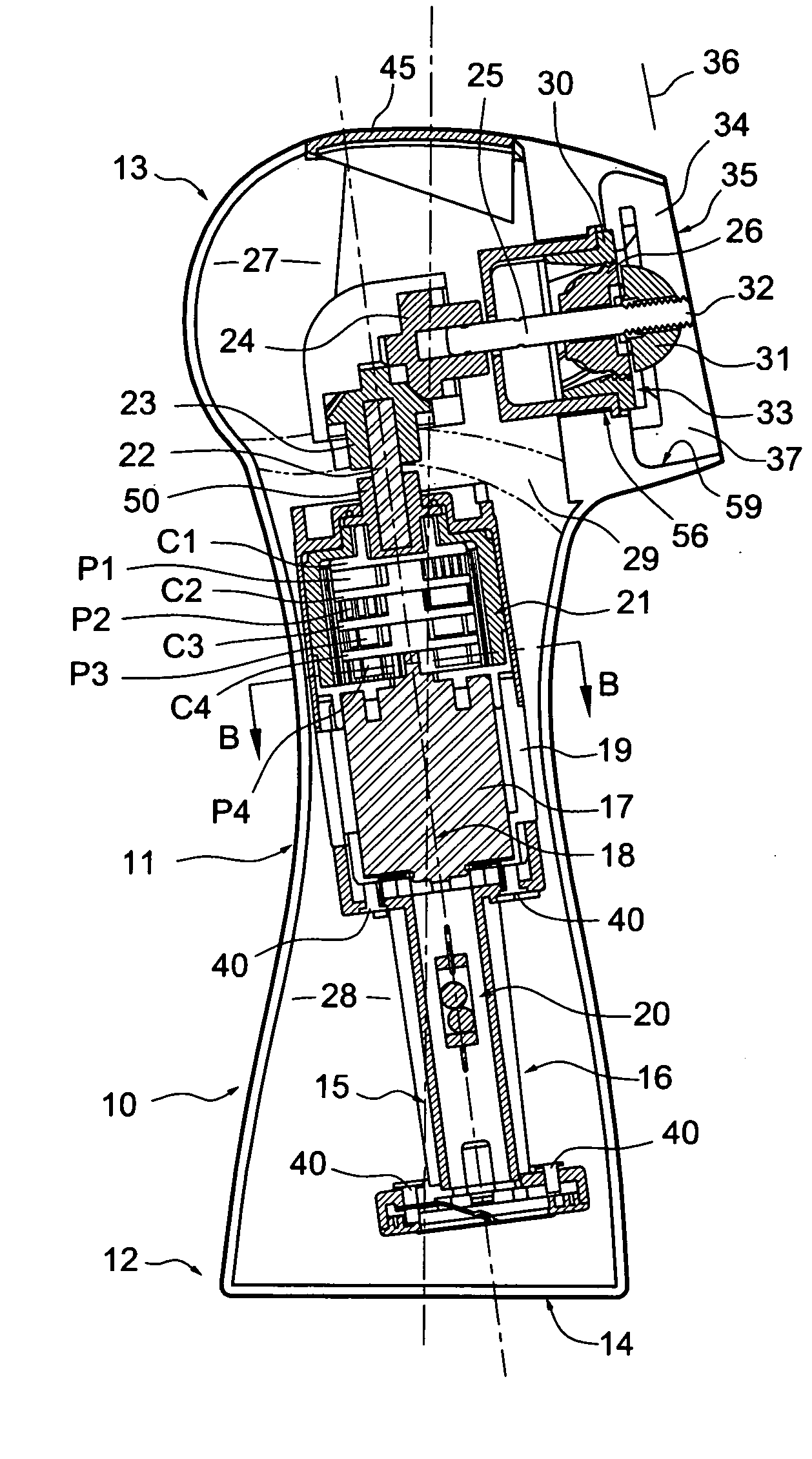 Electric condiment grinder