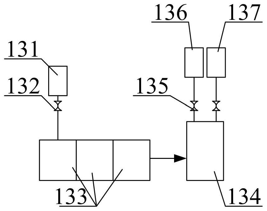 Continuous nitration reaction device for pendimethalin technical