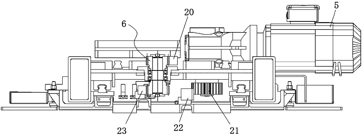 Material vehicle automatic transfer mechanism