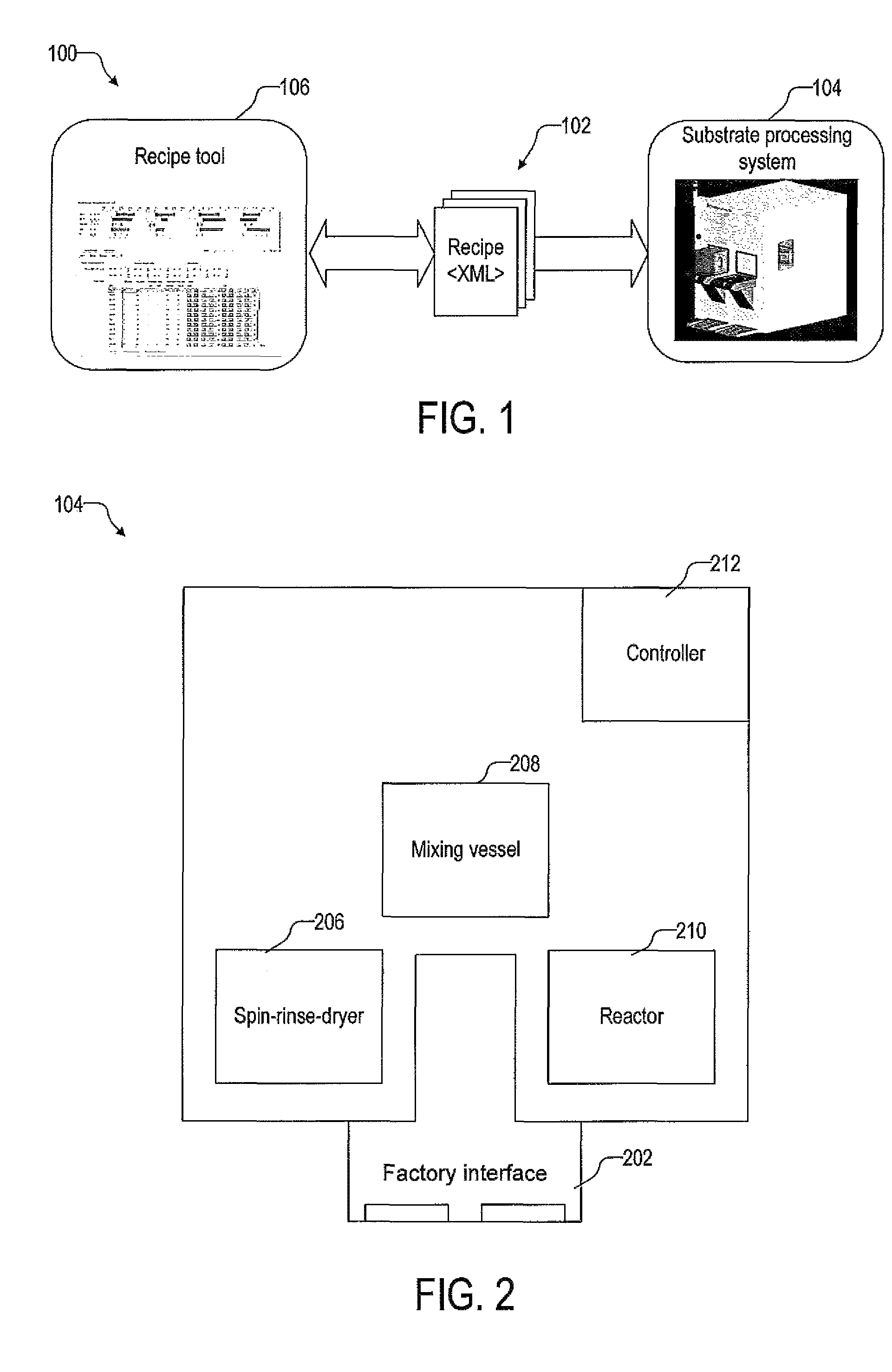 Substrate processing recipe manager