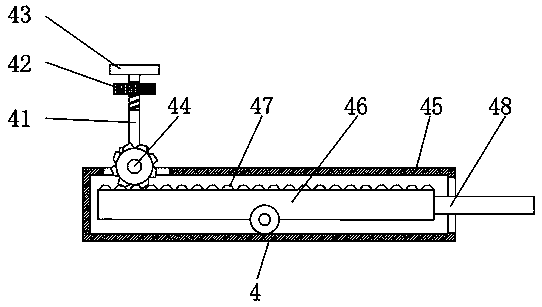 Computer hardware external interface and a working method which are convenient to be adjusted