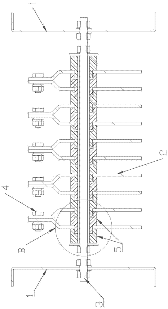 Wind power resistor with stable insulating property