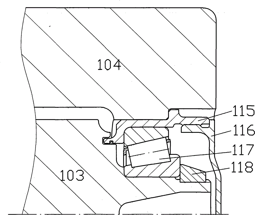 Suspended flexible flywheel