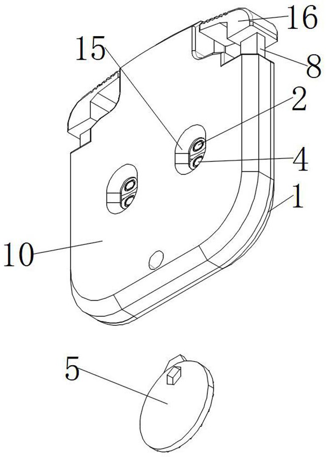 Mechanical golf scoring device with zero returning function