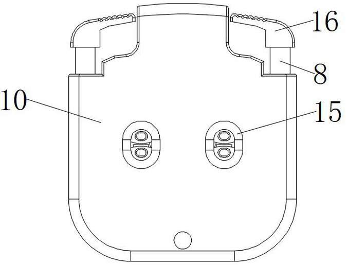 Mechanical golf scoring device with zero returning function