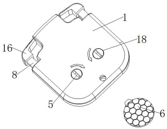 Mechanical golf scoring device with zero returning function