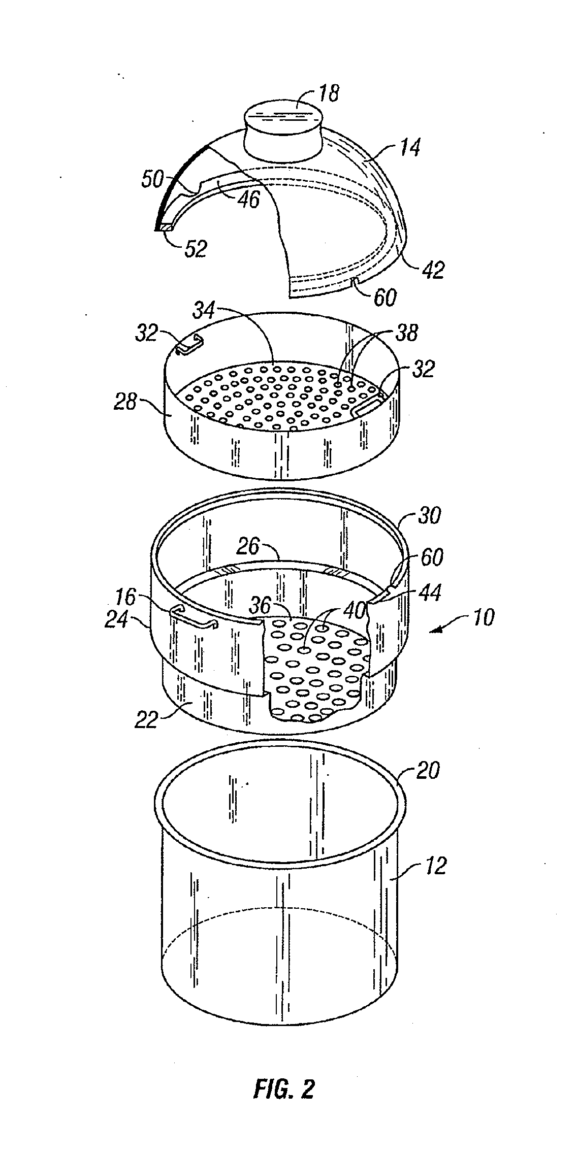 Method for cooking with steam